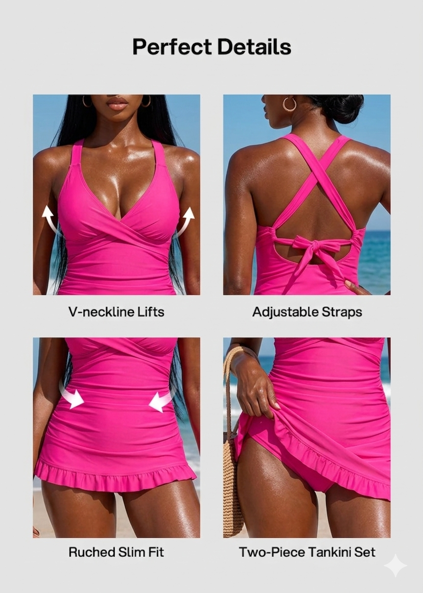 Two-Piece Summer Swimsuit Set