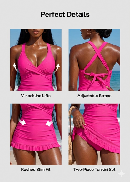 Two-Piece Summer Swimsuit Set